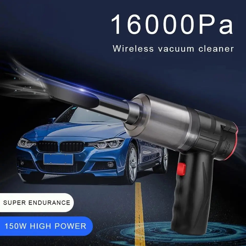 16000Pa Car Wireless Vacuum Cleaner 150W 2 In 1 Blowable Cordless Handheld Auto Vacuum Home & Car Dual Use Mini Vacuum Cleaner